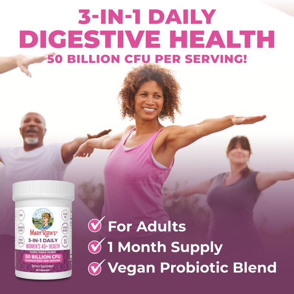 3-in-1 Women's 40+ Daily Health Capsules | MaryRuth's Wholesale